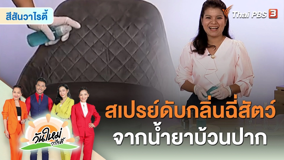 สีสันวาไรตี้ : สเปรย์ดับกลิ่นฉี่สัตว์จากน้ำยาบ้วนปาก