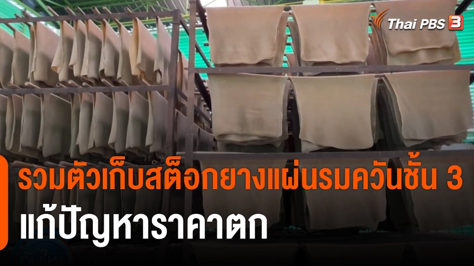 กินอยู่รู้รอบ : รวมตัวเก็บสต็อกยางแผ่นรมควันชั้น 3 แก้ปัญหาราคาตก