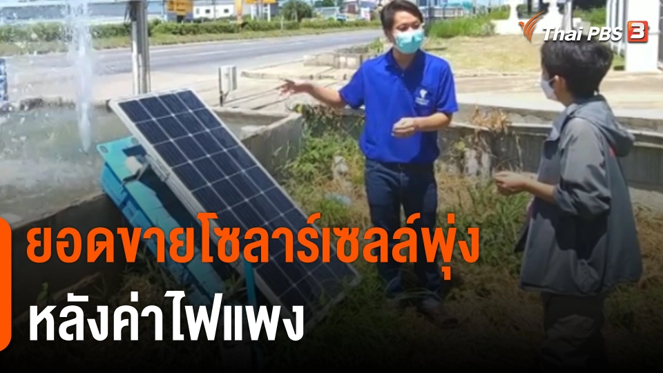 กินอยู่รู้รอบ : ยอดขายโซลาร์เซลล์พุ่งหลังค่าไฟแพง