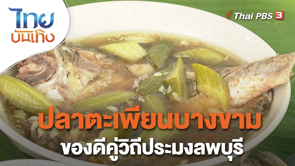 อิ่มมนต์รส : ปลาตะเพียนบางขาม ของดีคู่วิถีประมงลพบุรี