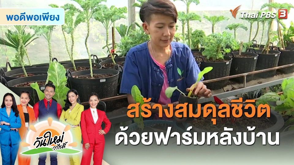 สร้างสมดุลชีวิตด้วยฟาร์มหลังบ้าน