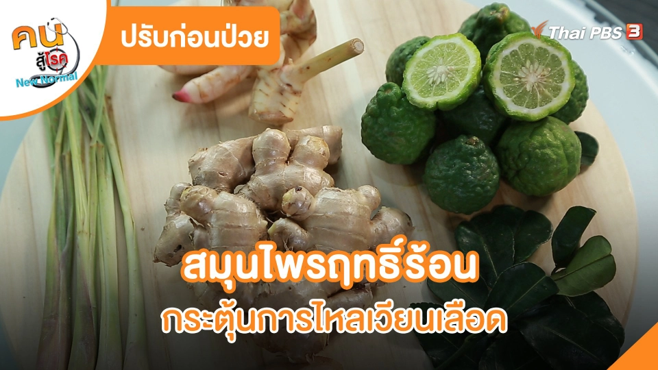 สมุนไพรฤทธิ์ร้อน กระตุ้นการไหลเวียนเลือด