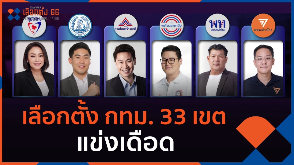 เลือกตั้ง กทม. 33 เขต แข่งเดือด "แชมป์เก่า" ย้ายพรรค "ผู้ท้าชิง" หลายพรรคหวังปักธง และชิงคะแนนเสียงจากขั้วเดียวกัน