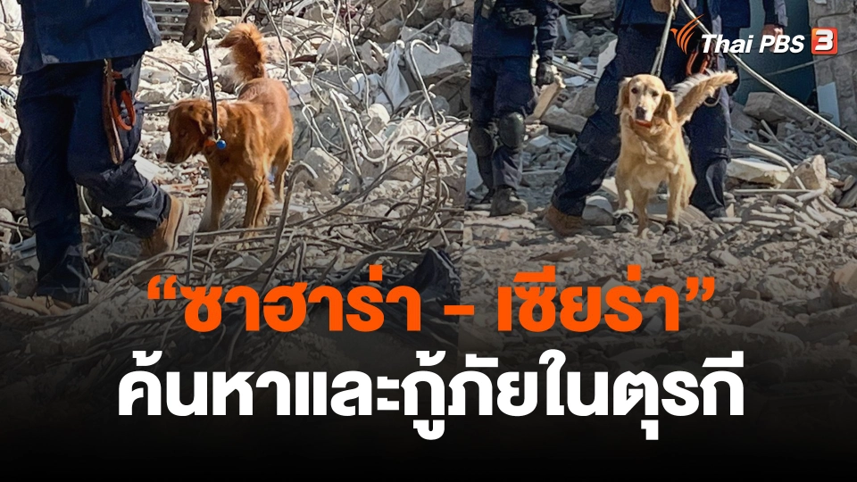 "ซาฮาร่า - เซียร่า" ปฎิบัติภารกิจค้นหาและกู้ภัยในตุรกี