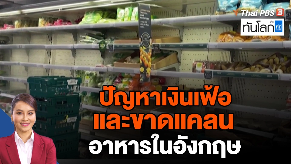 ปัญหาเงินเฟ้อและขาดแคลนอาหารในอังกฤษ