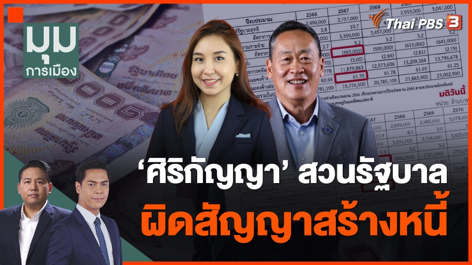 "ศิริกัญญา" สวนรัฐบาล ผิดสัญญาสร้างหนี้