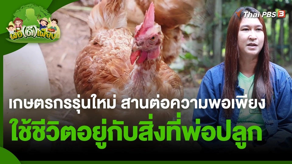 ​พอดีพอเพียง : เกษตรกรรุ่นใหม่ สานต่อความพอเพียงใช้ชีวิตอยู่กับสิ่งที่พ่อปลูก