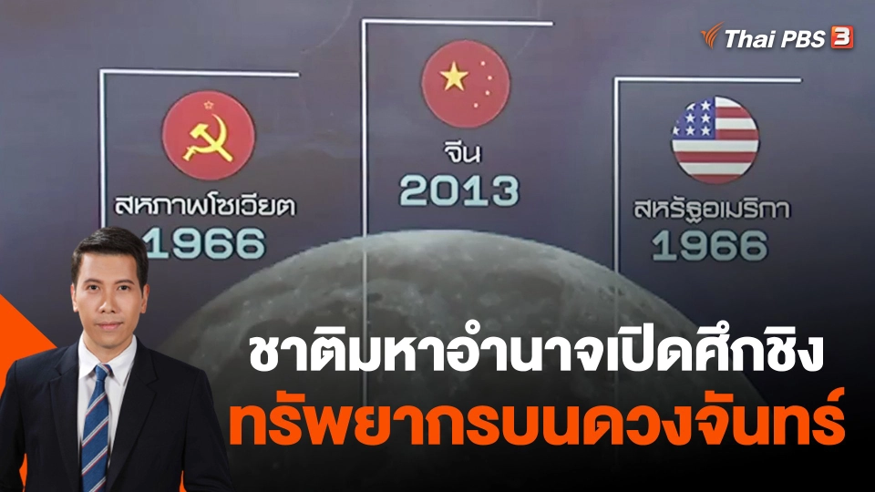 ​วิเคราะห์สถานการณ์ต่างประเทศ : ชาติมหาอำนาจเปิดศึกชิงทรัพยากรบนดวงจันทร์