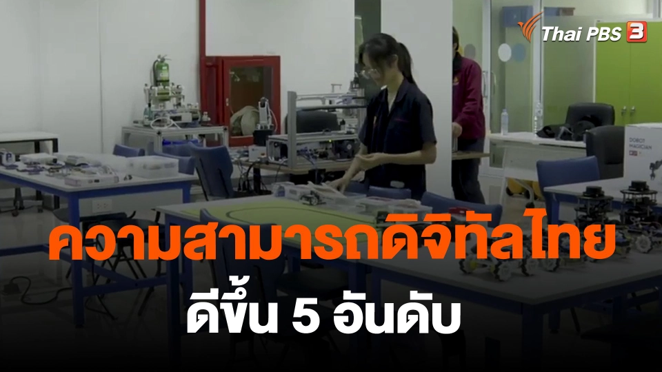 ​จับสัญญาณเศรษฐกิจ : ความสามารถดิจิทัลไทยดีขึ้น 5 อันดับ