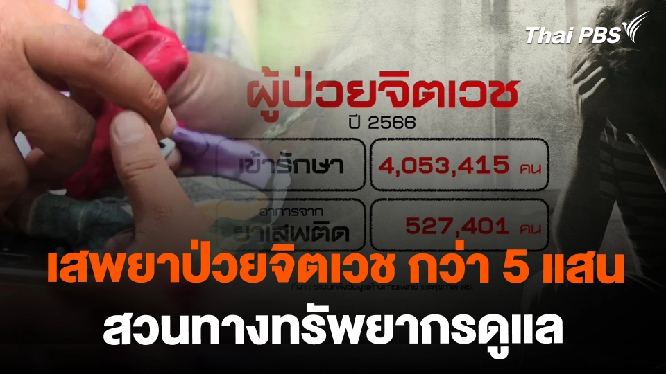 เสพยาป่วยจิตเวช กว่า 5 แสนคน สวนทางทรัพยากรดูแล