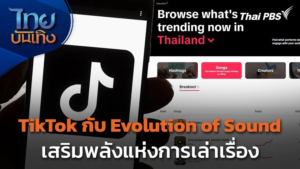 TikTok กับ Evolution of Sound เสริมพลังแห่งการเล่าเรื่อง | ไทยบันเทิง