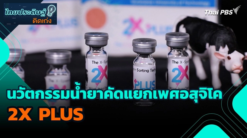ไทยประดิษฐ์คิดเก่ง : นวัตกรรมน้ำยาคัดแยกเพศอสุจิโค 2X PLUS