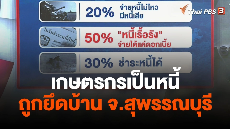 สถานีร้องเรียน : เกษตรกรเป็นหนี้ถูกยึดบ้าน จ.สุพรรณบุรี