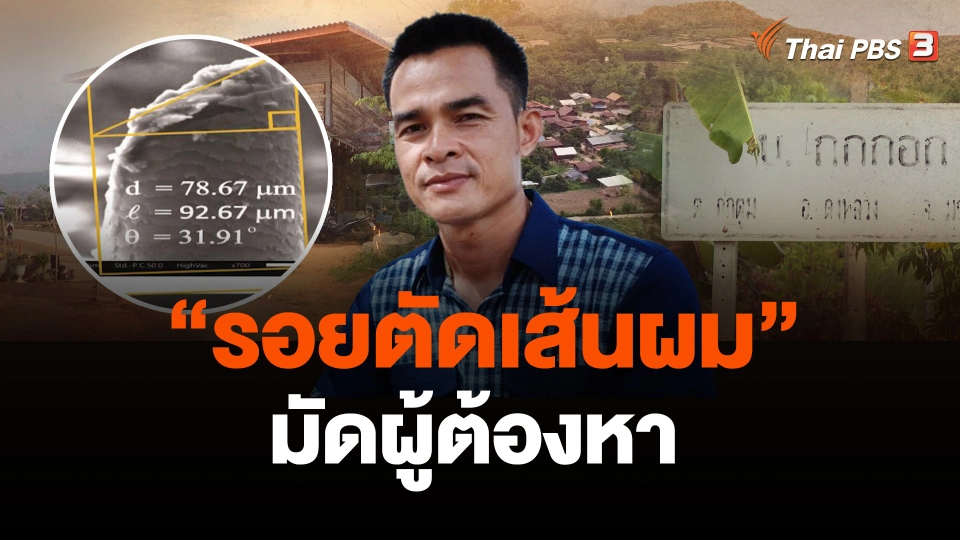 หาคำตอบ “รอยตัดเส้นผม” มัดผู้ต้องหา