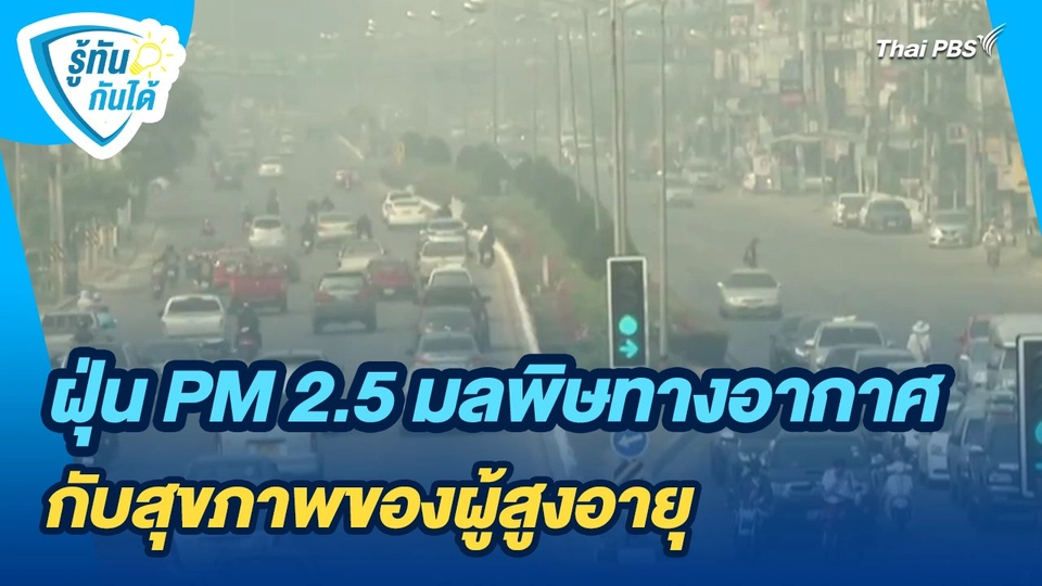 ​รู้ทันกันได้ : ฝุ่น PM 2.5 มลพิษทางอากาศกับสุขภาพของผู้สูงอายุ