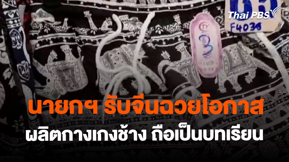 ​นายกฯ รับจีนฉวยโอกาส ผลิตกางเกงช้าง ถือเป็นบทเรียน