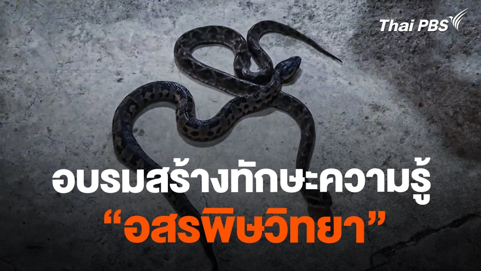 อบรมสร้างทักษะความรู้ "อสรพิษวิทยา"