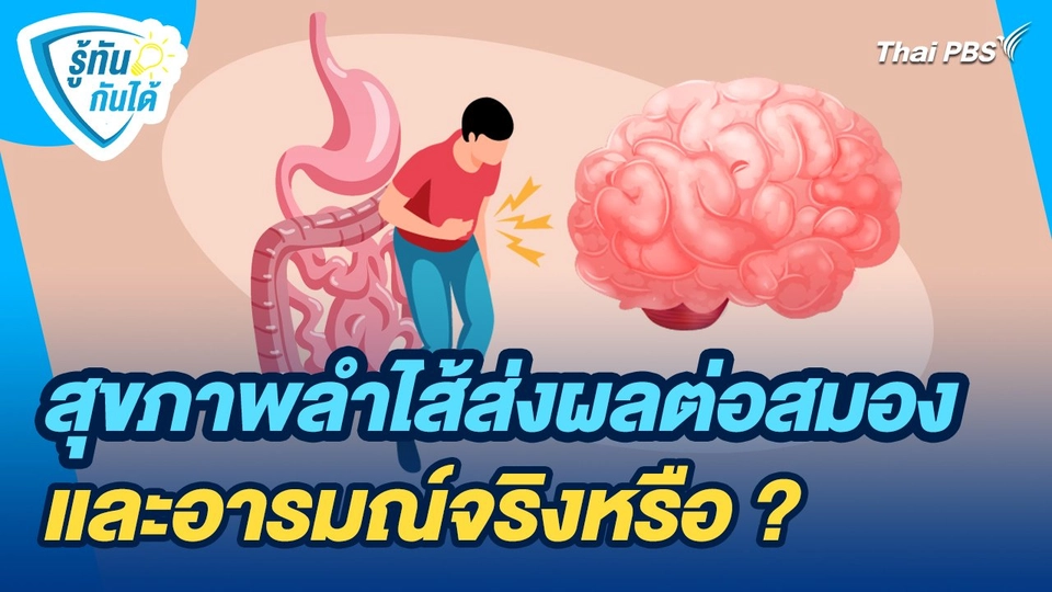 รู้ทันกันได้ : สุขภาพลำไส้ส่งผลต่อสมองและอารมณ์จริงหรือ ?