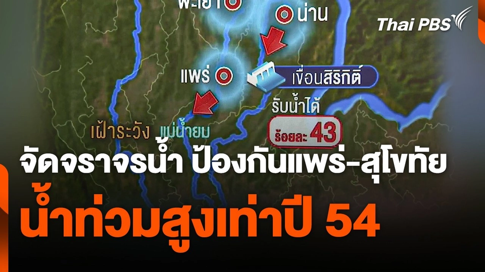 ลับคมข่าว : จัดจราจรน้ำ ป้องกัน "แพร่-สุโขทัย" น้ำท่วมสูงเท่าปี 54