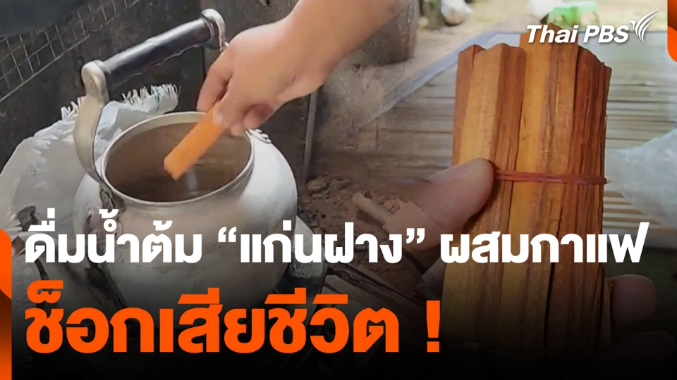 ดื่มน้ำต้ม “แก่นฝาง” ผสมกาแฟ ช็อกเสียชีวิต !