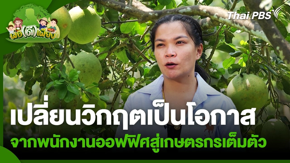 พอดีพอเพียง : เปลี่ยนวิกฤตเป็นโอกาส จากพนักงานออฟฟิศสู่เกษตรกรเต็มตัว