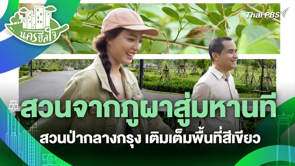 นครฮีลใจ : สวนจากภูผาสู่มหานที สวนป่ากลางกรุง เติมเต็มพื้นที่สีเขียว