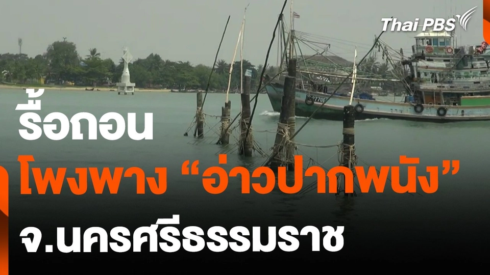 รื้อโพงพาง "อ่าวปากพนัง" ต่อเนื่อง ป้องกันการขยายตัว
