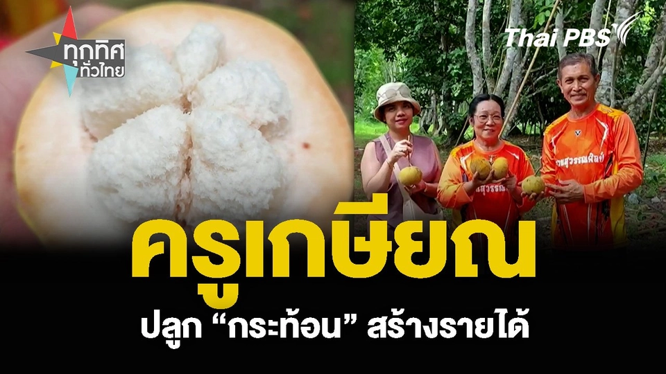 ครูเกษียณทำเกษตรผสมผสาน ปลูก “กระท้อน” สร้างรายได้