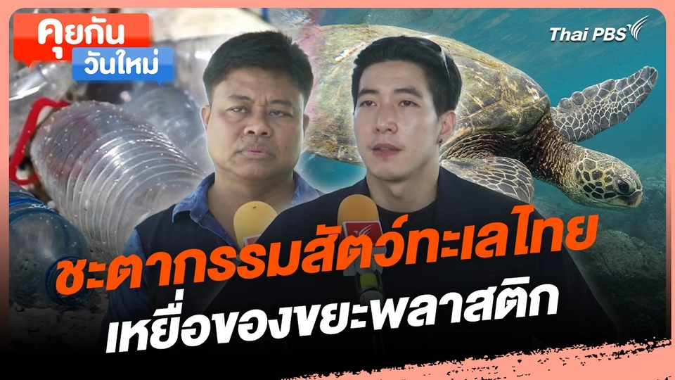 คุยกันวันใหม่ : ชะตากรรมสัตว์ทะเลไทย เหยื่อของขยะพลาสติก