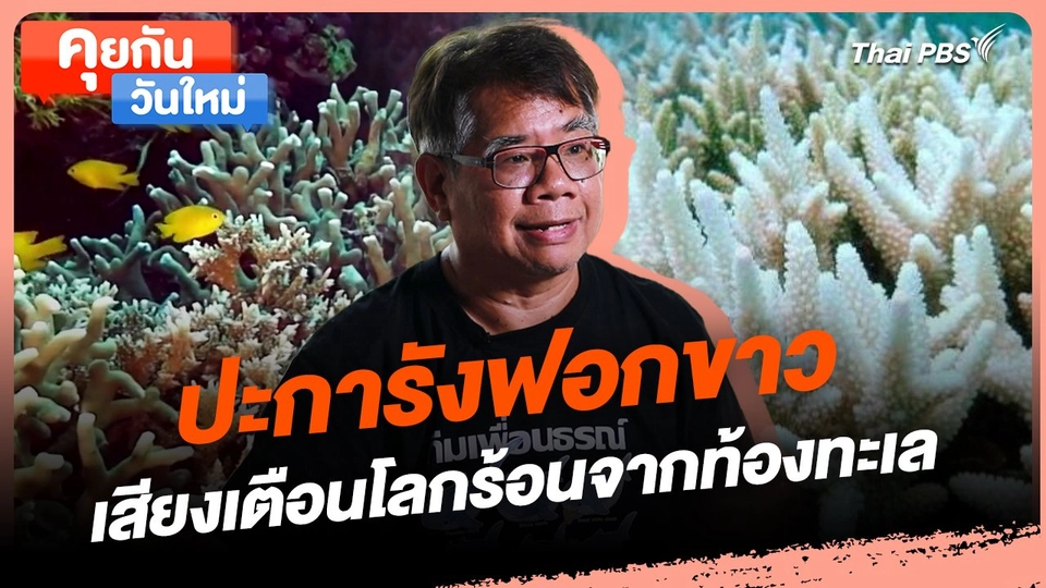 คุยกันวันใหม่ : ปะการังฟอกขาว เสียงเตือนโลกร้อนจากท้องทะเล