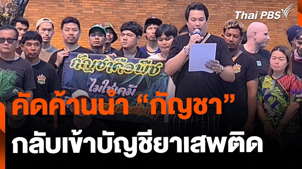 คัดค้านนำ "กัญชา" กลับมาเป็นยาเสพติด