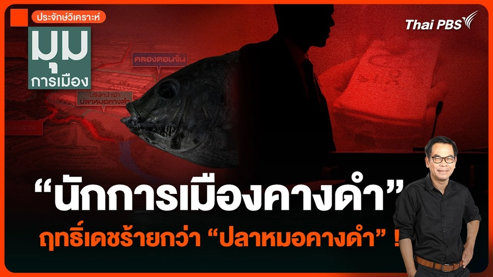 ประจักษ์วิเคราะห์ : “นักการเมืองคางดำ” ฤทธิ์เดชร้ายกว่า “ปลาหมอคางดำ” !