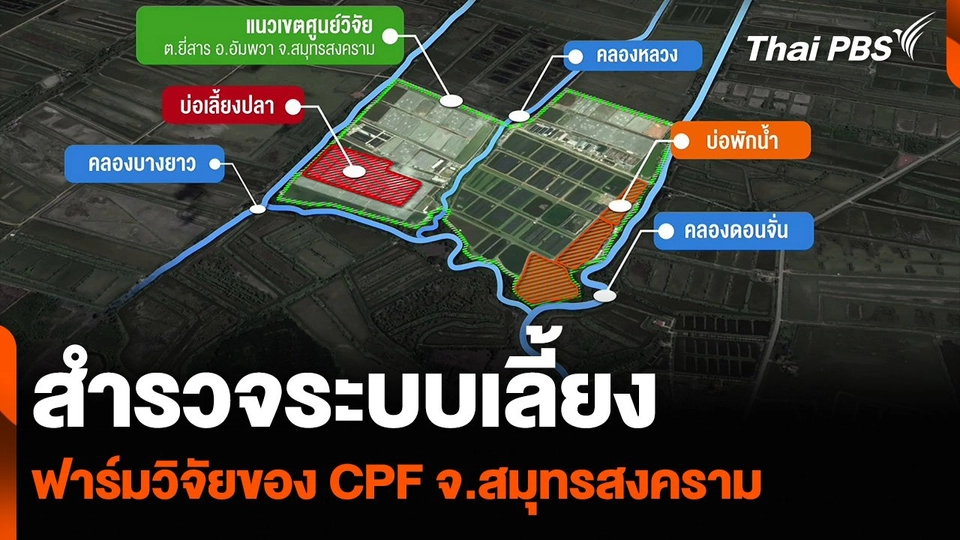 สำรวจระบบเลี้ยง ฟาร์มวิจัยของ CPF จ.สมุทรสงคราม
