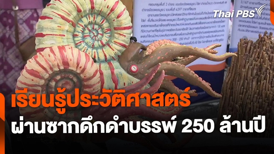 พบซากดึกดำบรรพ์ 250 ล้านปี จ.พัทลุง