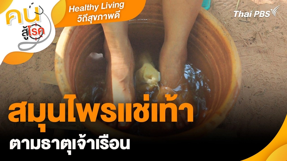Healthy Living วิถีสุขภาพดี : สมุนไพรแช่เท้าตามธาตุเจ้าเรือน