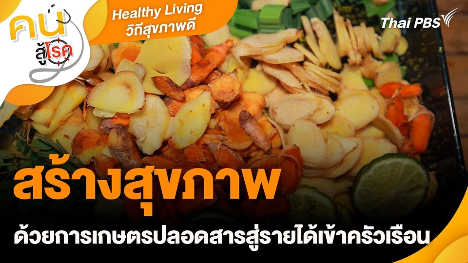 Healthy Living วิถีสุขภาพดี : สร้างสุขภาพด้วยการเกษตรปลอดสารสู่รายได้เข้าครัวเรือน
