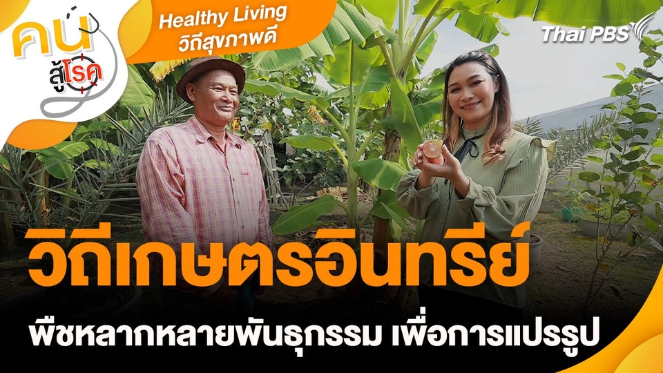Healthy Living วิถีสุขภาพดี : วิถีเกษตรอินทรีย์ พืชหลากหลายพันธุกรรม เพื่อการแปรรูป