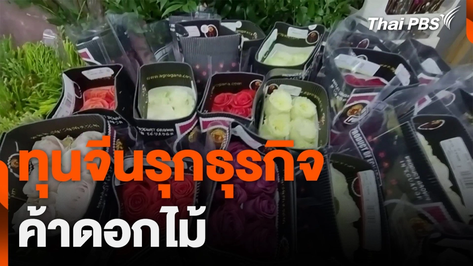 ทุนจีนรุกธุรกิจค้าดอกไม้