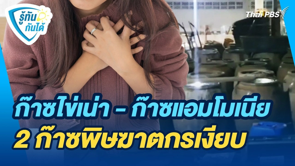 รู้ทันกันได้ : ก๊าซไข่เน่า - ก๊าซแอมโมเนีย 2 ก๊าซพิษฆาตกรเงียบ