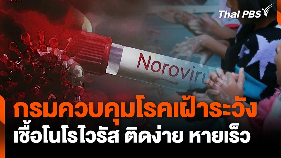 เชื้อโนโรไวรัส ติดง่าย หายเร็ว