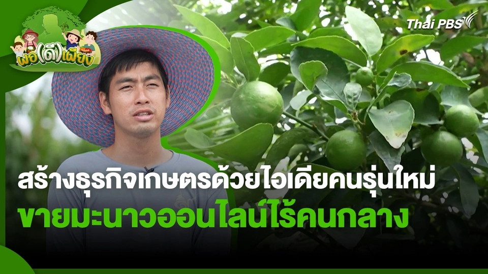 พอดีพอเพียง : สร้างธุรกิจเกษตรด้วยไอเดียคนรุ่นใหม่ขายมะนาวออนไลน์ไร้คนกลาง
