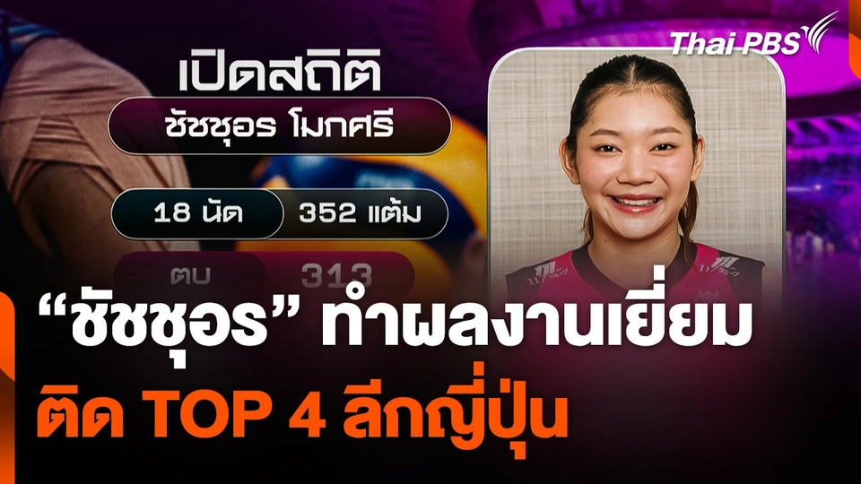 "ชัชชุอร" ติด TOP 4 ลีกญี่ปุ่น