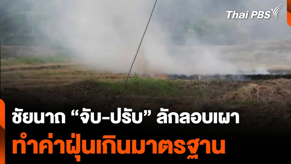 "ชัยนาถ" ใช้ยาแรง “จับ-ปรับ” ลักลอบเผา ทำค่าฝุ่น PM 2.5 เกินมาตรฐาน
