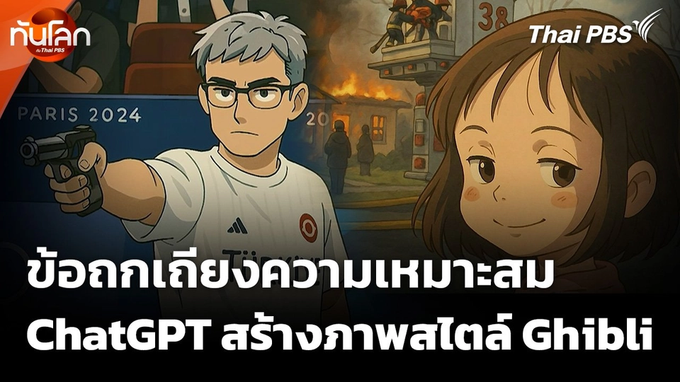 ข้อถกเถียงความเหมาะสม ChatGPT สร้างภาพสไตล์ Ghibli