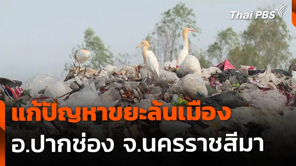 วอนรัฐแก้ปัญหาขยะล้นเมือง อ.ปากช่อง จ.นครราชสีมา