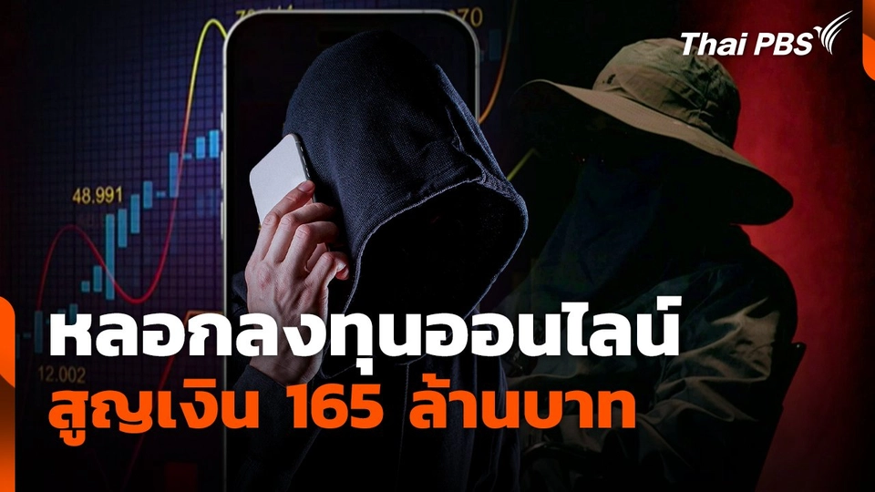 หลอกลงทุนออนไลน์ สูญเงิน 165 ล้านบาท