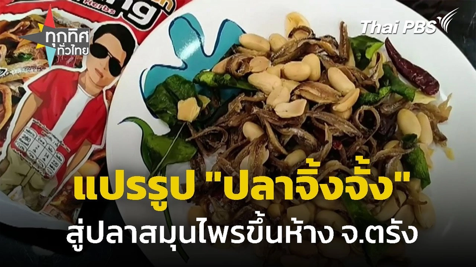 แปรรูป "ปลาจิ้งจั้ง" ไม่มีราคา สู่ปลาสมุนไพรขึ้นห้าง จ.ตรัง