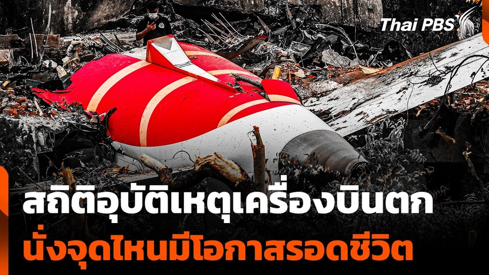 สถิติอุบัติเหตุเครื่องบินตก นั่งจุดไหนมีโอกาสรอดชีวิต