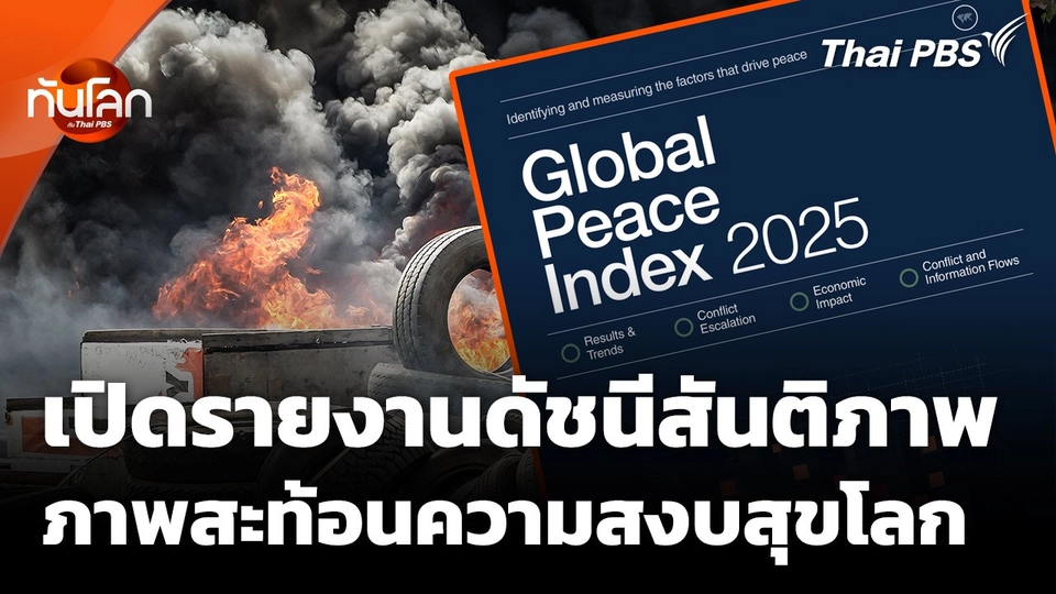 เปิดรายงานดัชนีสันติภาพโลก ภาพสะท้อนความสงบสุขในปัจจุบัน