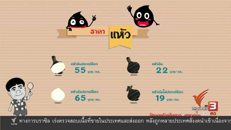 สายสืบเจาะตลาด : สืบราคาแห้ว อ.ศรีประจันต์ จ.สุพรรณบุรี